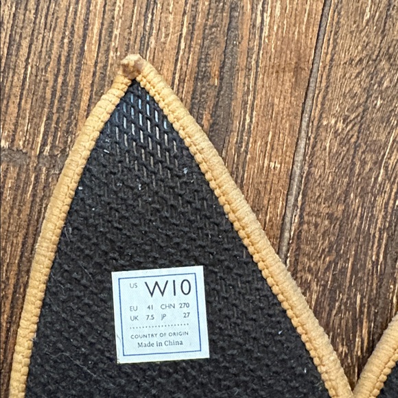 Rothy’s The Point Camel & Black Cap Toe Ballet Flat Size 10 - Picture 10 of 12